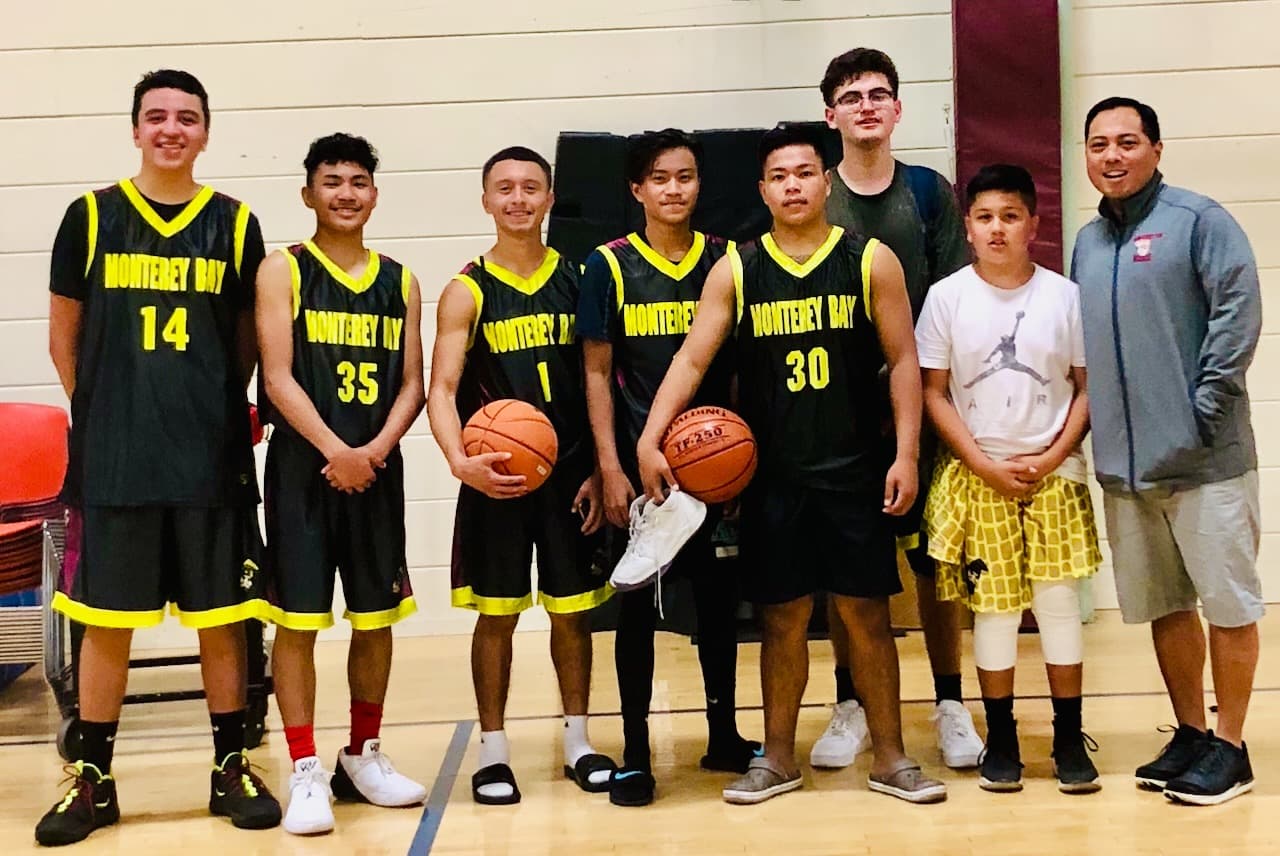 Wizards team in official uniforms